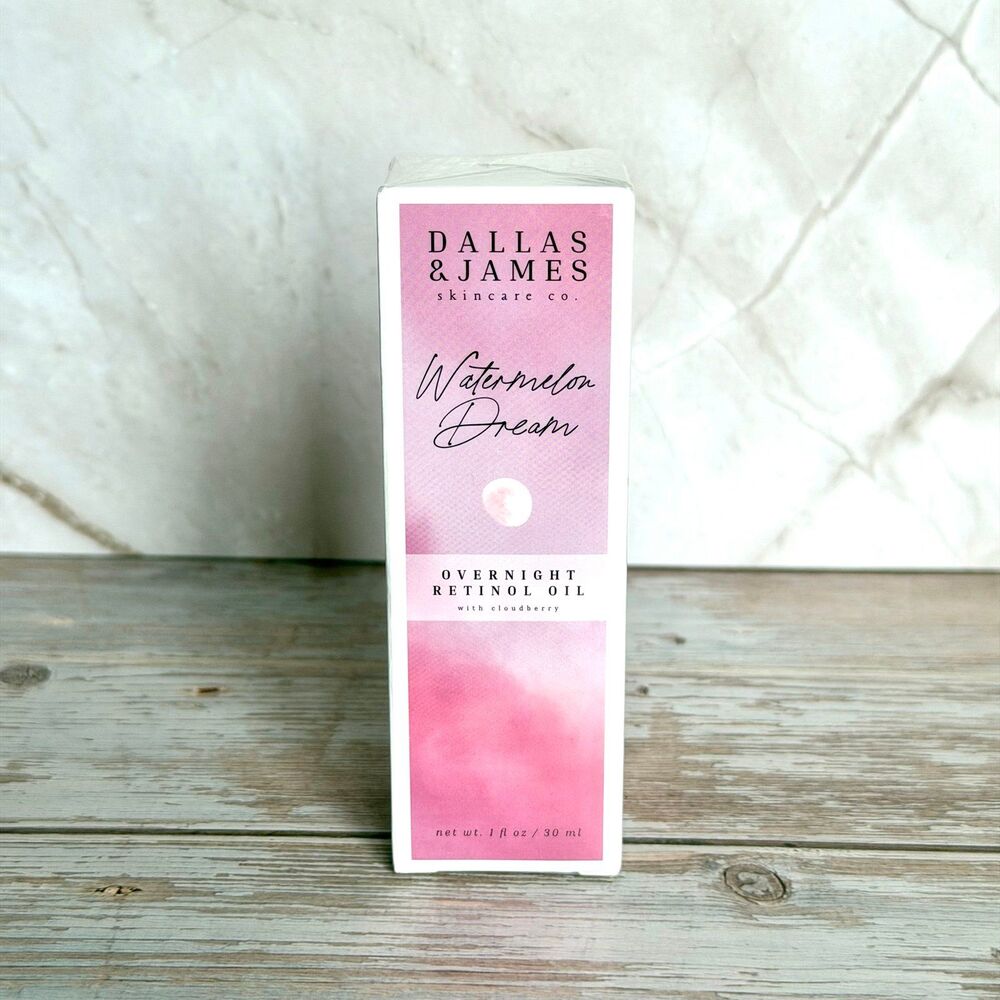 New ✨ Dallas and James Watermelon Dream Overnight Retinol Oil, 1 fl oz, sealed